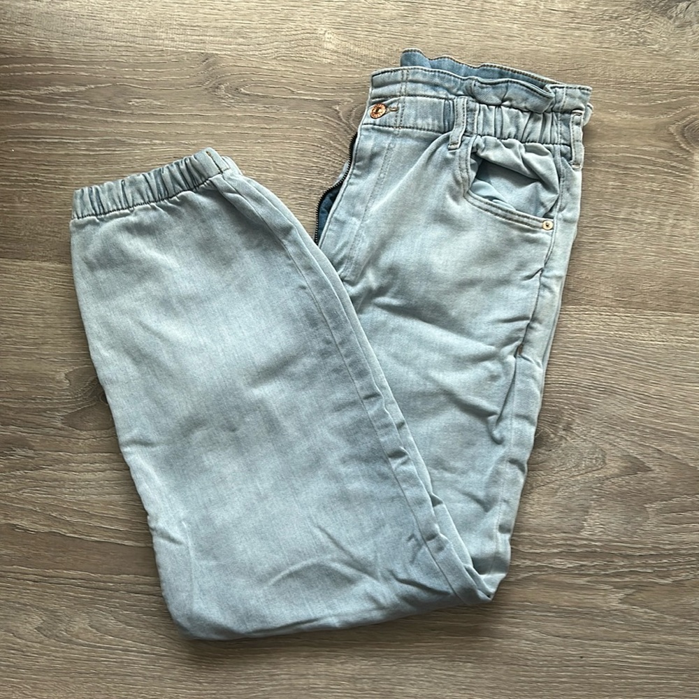 Express paper bag waist jeans